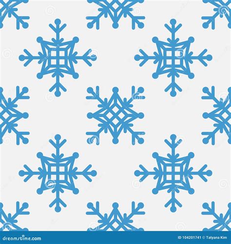 Geometric Snowflake Patterns