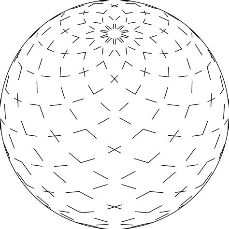 Geometric Sphere Template