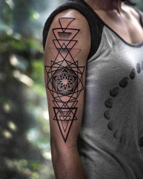 Geometric tattoo patterns for women