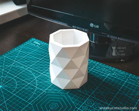 Geometric Vase Template Ideas