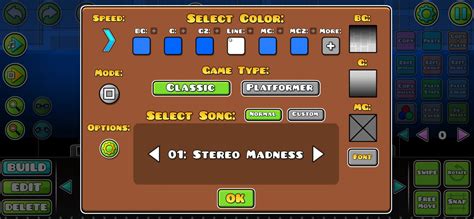 Geometry Dash Level Structure