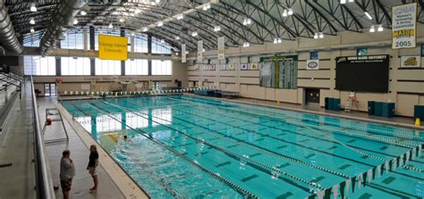 George Mason University swimming pool aquatic and fitness center events