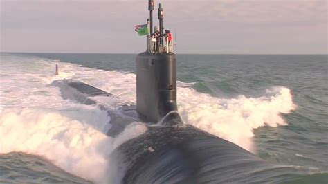 George Washington class submarine at sea