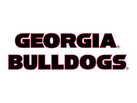 Georgia Bulldog Logo with Text