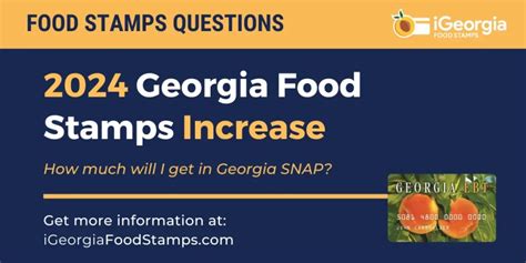 Georgia food stamp increase