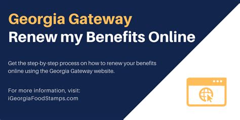 Georgia Food Stamps Online Support