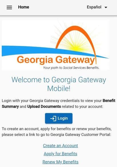 Georgia Gateway Application