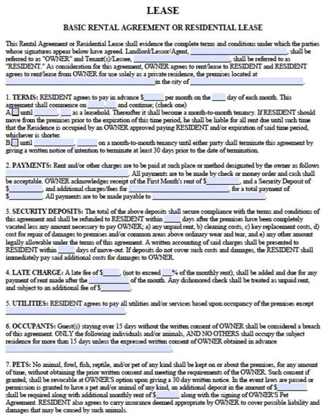 Georgia Lease Disclosure Requirements