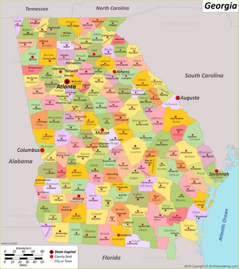 Georgia Map Research