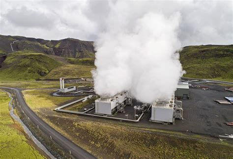 A geothermal powerhouse generating renewable energy