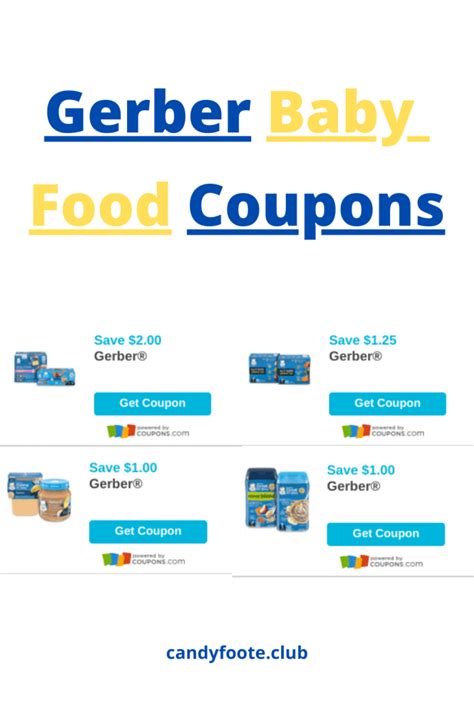 Gerber Baby Food Coupon