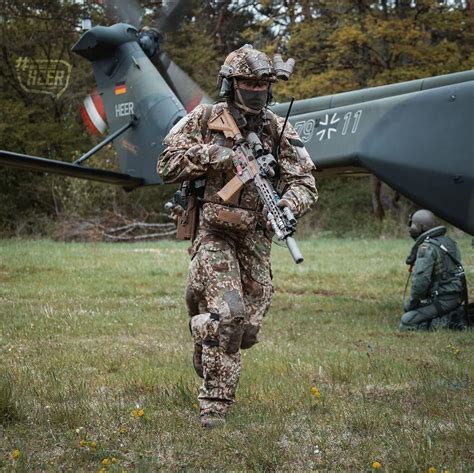 German KSK soldiers in training