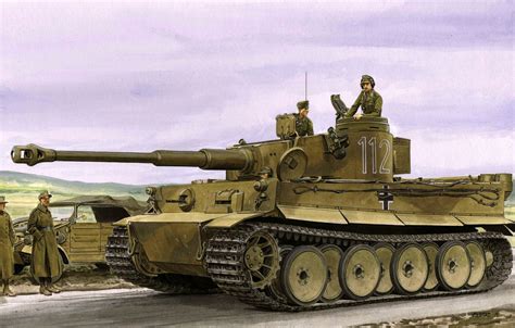 A German Tiger I tank, one of the most feared tanks of World War II