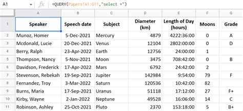 Get Last Value in Google Sheets Column using QUERY