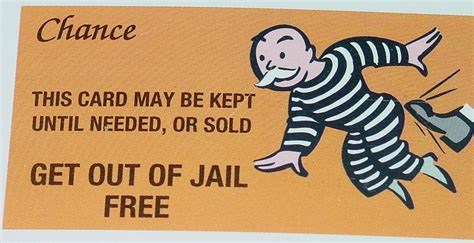 Get Out of Jail Free card design ideas