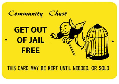 Get Out Of Jail Free Card Gif