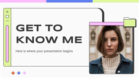 Get to Know Me Presentation Template