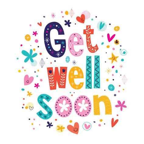 Get Well Greeting Card Template