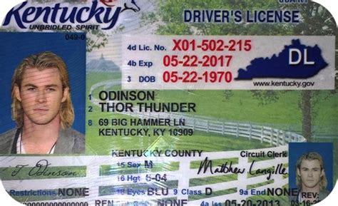 Kentucky Driver's License Application Form