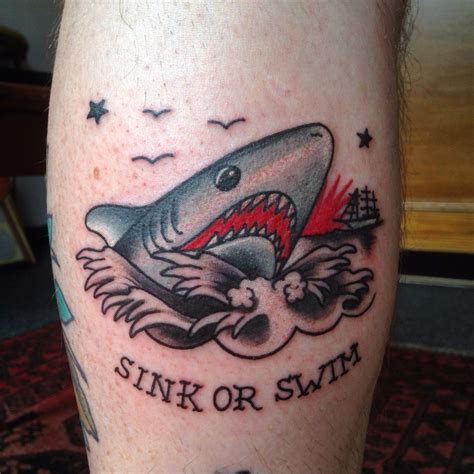 Getting a sink or swim tattoo