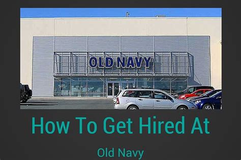 Teen getting hired at Old Navy