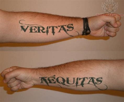 Getting Veritas tattoos