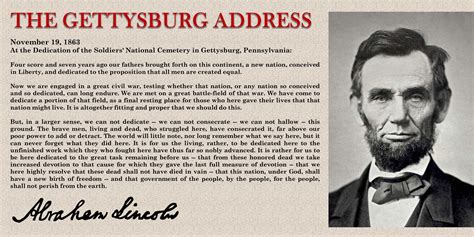 Gettysburg Address Image Gallery