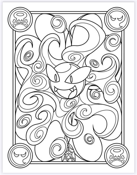 Ghastly Coloring Pages