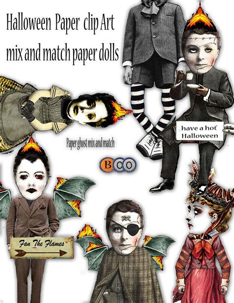 Ghost paper doll