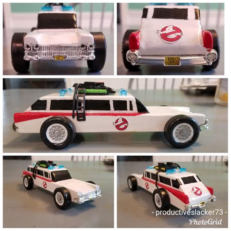 Ghostbusters Pinewood Derby Car Display