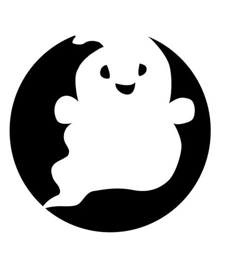 Ghostly Apparition Pumpkin Carving Template