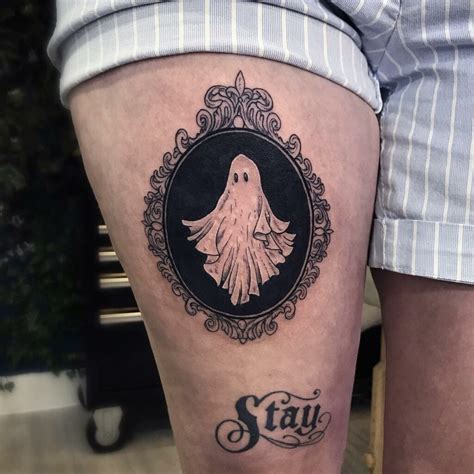 Ghostly apparition temporary tattoos