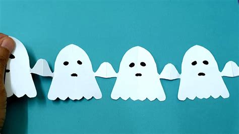 Ghostly Garland Paper Chain