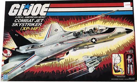 G.I. Joe Fighter Jet in mid-air