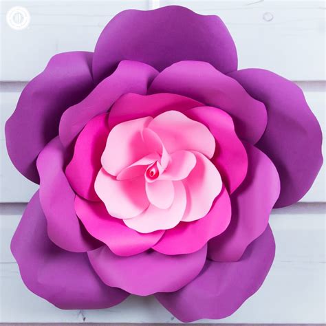 Giant Paper Flowers Templates