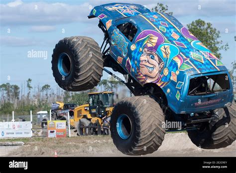 Giant Wheelie Monster Truck Coloring Page