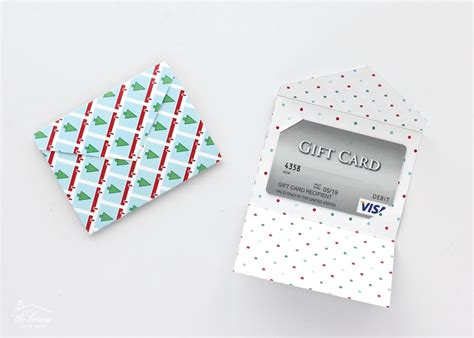 Gift Card Holder Template SVG Design Free