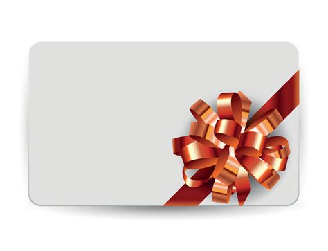 Gift card template