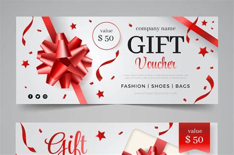 Gift card template Canva