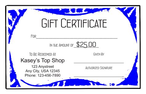 Benefits of Gift Certificates