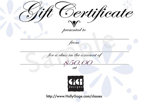 Benefits of using gift certificates