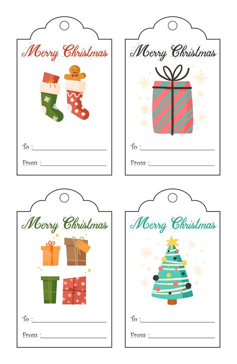 Free Printable Gift Tag Template 9