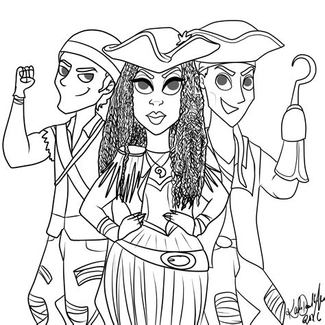 Gil Descendants Coloring Page