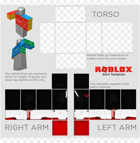 Using GIMP for transparent Roblox shirt template