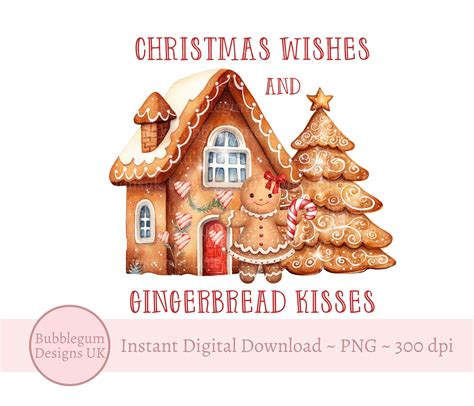 Gingerbread Kisses Printable