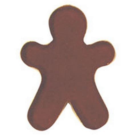 Gingerbread man with icing details