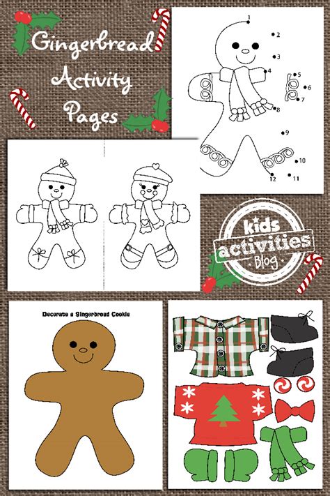 Gingerbread Man Printables for Kids