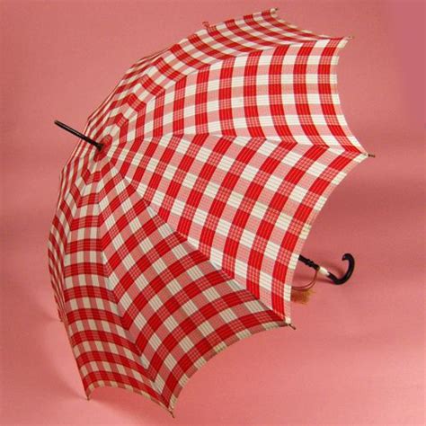 Gingham umbrella template