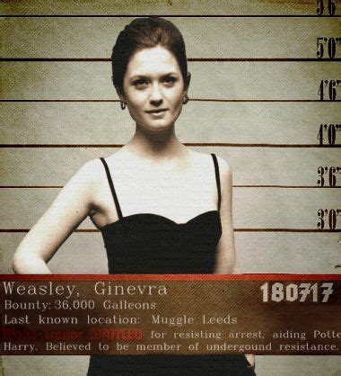 Ginny Weasley Wanted Poster