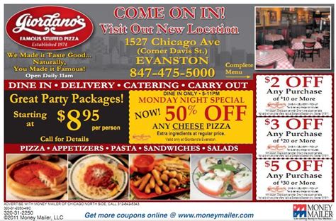 Giordano's Coupon 1